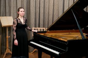 1198th Liszt Evening - Anastasiya Shanskova, Music and Literature Club in Wroclaw 17th March 2016. <br> Photo by Andrzej Solnica.
